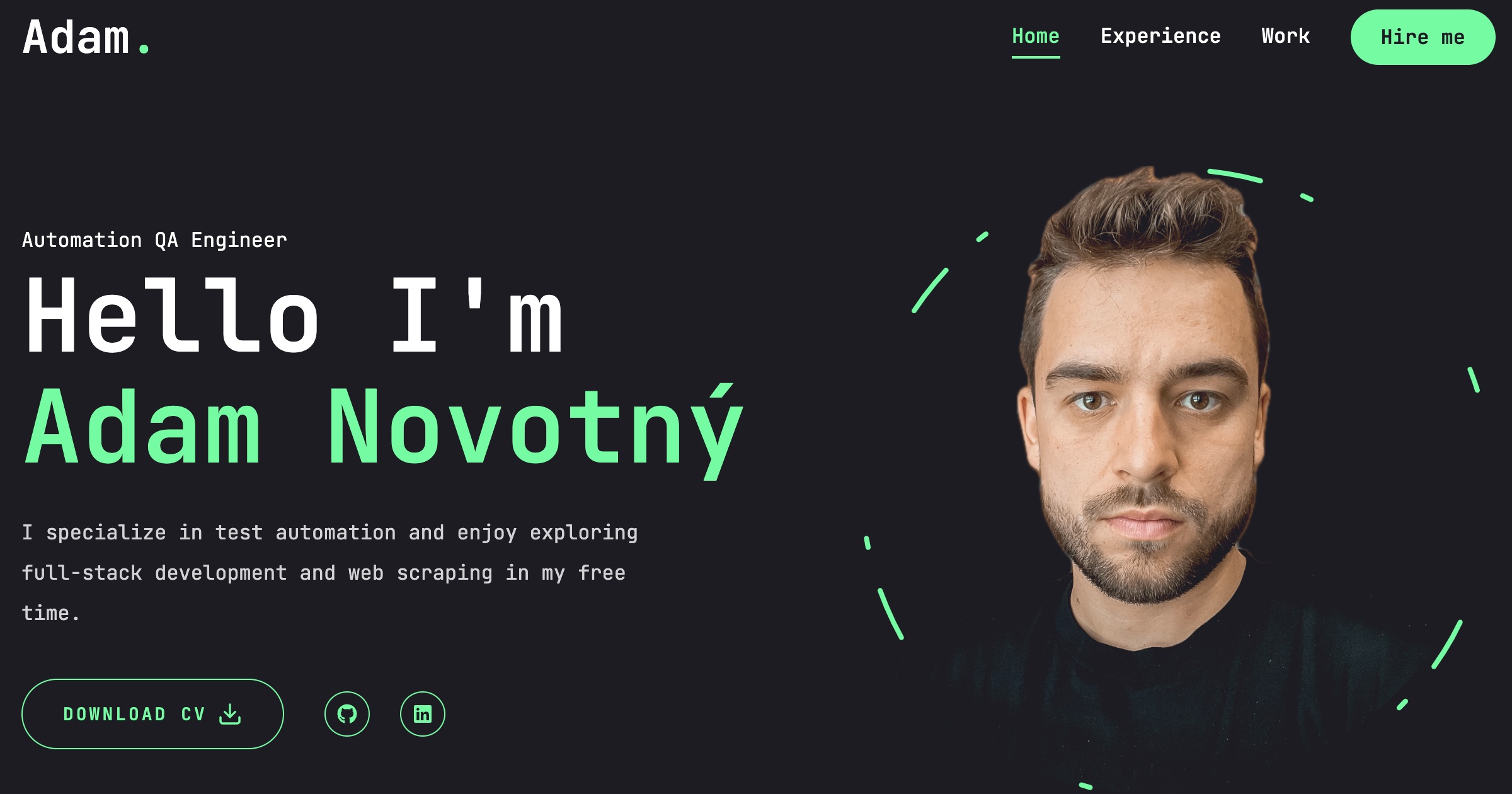 Adam | Automation QA Engineer